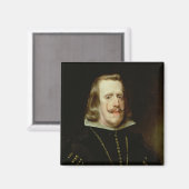 Philip IV, Spanien, um 1656 Magnet (Vorderseite/Rückseite)