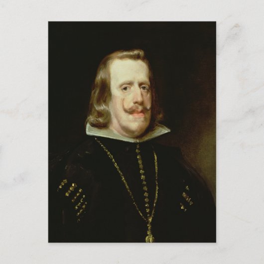 Philip IV, Spanien, um 1656 Postkarte (Vorderseite)