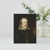 Philip IV, Spanien, um 1656 Postkarte (Stehend Vorderseite)