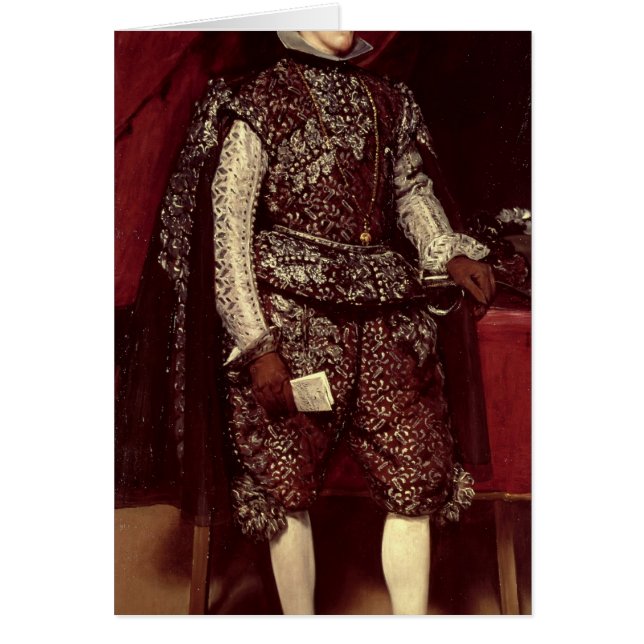 Philip IV von Spanien in Brown und im Silber (Vorne)