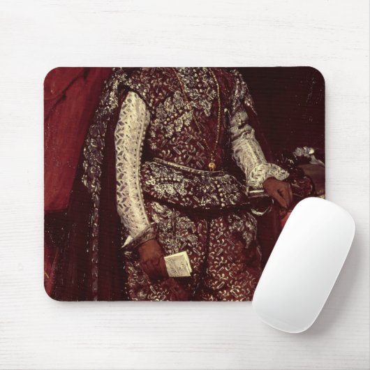 Philip IV von Spanien in Brown und im Silber Mousepad (Mit Mouse)