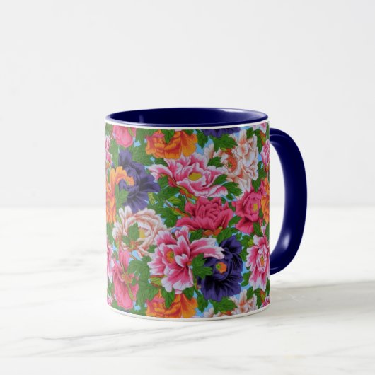 Philip Jacobs Fabric Peony Tasse (VorderseiteRechts)