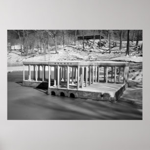 Philip Johnson's Glasshouse und Pavillion Poster