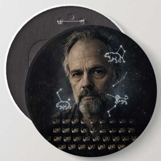 Philip K. Dick Button (Vorne & Hinten)
