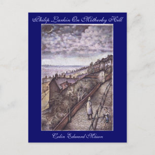 Philip Larkin Auf dem Motherby Hill Art Postcard Postkarte