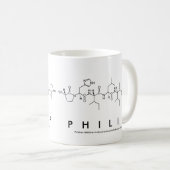 Philip-Peptidnamen-Tasse Kaffeetasse (VorderseiteRechts)