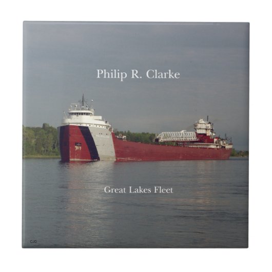 Philip R. Clarke tile Fliese (Vorderseite)