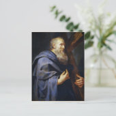 Philip the Apostle Peter Paul Rubens Porträt Postkarte (Stehend Vorderseite)