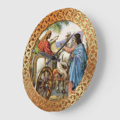 Philip und der Mann in einer Kampfuhr Große Wanduhr (Winkel)