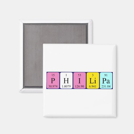 Philipa Peripherienname-Magnet Magnet (Vorderseite/Rückseite)