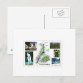 PHILIPINES CEBU/BOHOL MAP POSTKARTE (Vorne/Hinten)