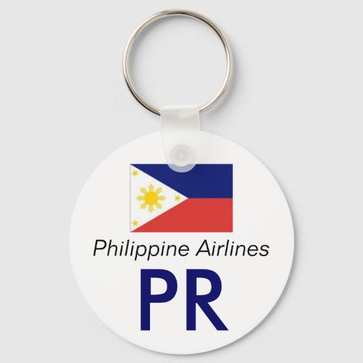philipinesflagge, PR, Philippine Airlines Schlüsselanhänger (Vorderseite)