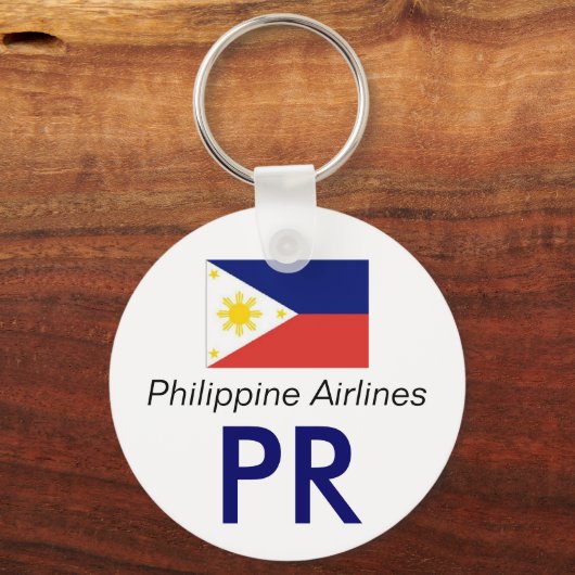 philipinesflagge, PR, Philippine Airlines Schlüsselanhänger (Vorderseite)