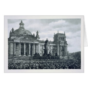 Philipp Scheidemann (1865-1939) hält eine Ansprach