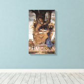 Philipp Veit - Allegorische Figur Germaniens Leinwanddruck (Insitu (Holzboden))