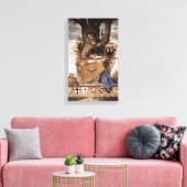 Philipp Veit - Allegorische Figur Germaniens Leinwanddruck (Insitu (Wohnzimmer))