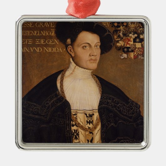 Philipp von Hessen Silbernes Ornament (Vorne)