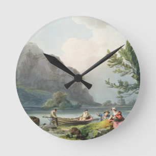 Philippe de Loutherbourg See von Wyndermere, fü Runde Wanduhr