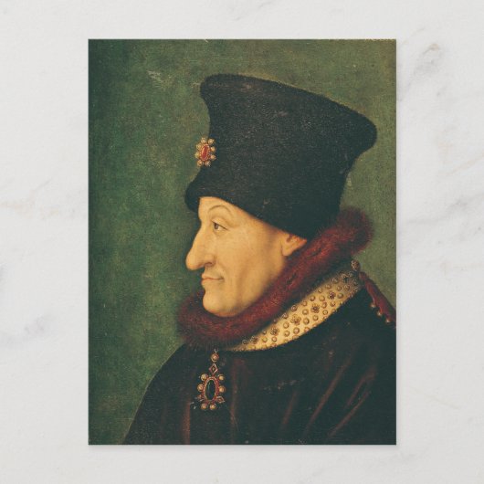 Philippe of France Duke of Burgund Postkarte (Vorderseite)