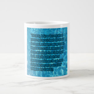 Philipper 1:9-11 WEBU Mug Jumbo-Tasse