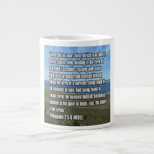 Philipper 2:5-8 WEBU Mug Jumbo-Tasse