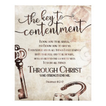 Philipper 4:12 Christliche Typografie Bibel Kunst