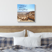 Philipper 4:13 auf Leinwand aufgezogen (Insitu (Schlafzimmer))