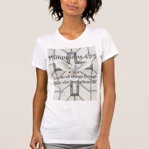 Philipper 4:13 Bibelvers Damen T-Shirt