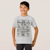 Philipper 4:13 Bibelvers Kind T-Shirt (Vorne ganz)