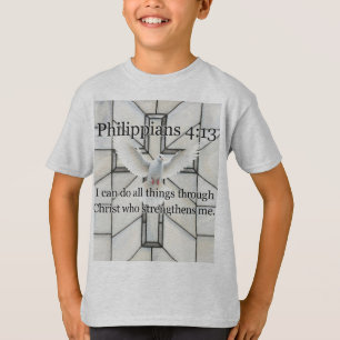 Philipper 4:13 Bibelvers Kind T-Shirt