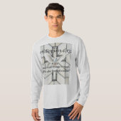 Philipper 4:13 Bibelvers Männer Langarmshirt T-Shirt (Vorne ganz)