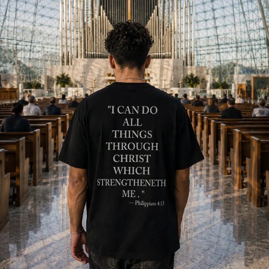 Philipper 4:13 Bibelvers-T-Shirt T-Shirt