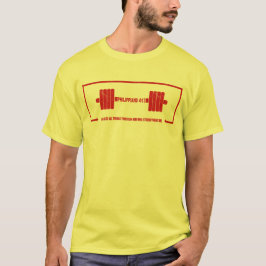 Philipper 4:13 Christian Barbell Kraft T-Shirt