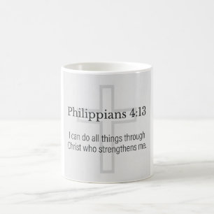 Philipper 4:13 Christlicher Kaffeebecher Kaffeetasse
