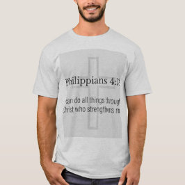 Philipper 4:13 Christliches Herren-T-Shirt T-Shirt