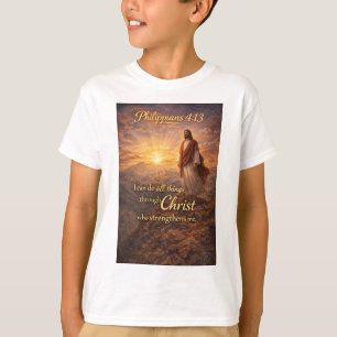 Philipper 4:13 Christliches Kind-T-Shirt T-Shirt