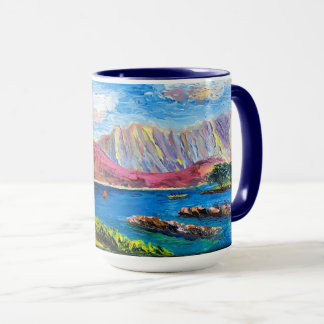 Philipper 4:13 Hawaiianischer Berg der Stärke Tasse