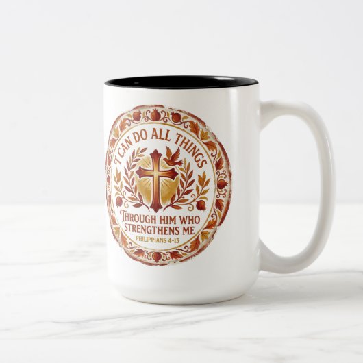 Philipper 4:13 Kaffeetasse Christliche Bibelverse (Rechts)