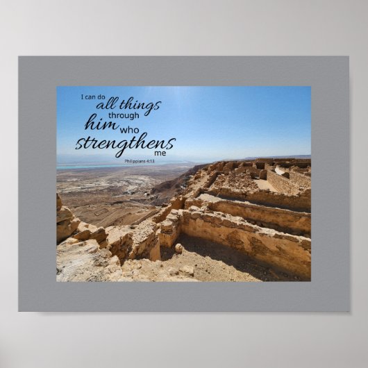 Philipper 4:13 Poster (Vorne)