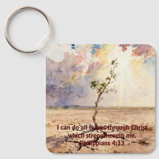 Philipper 4:13 Schlüsselanhänger (Vorderseite)