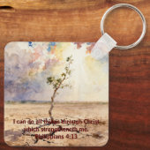 Philipper 4:13 Schlüsselanhänger (Rückseite)