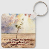 Philipper 4:13 Schlüsselanhänger (Rückseite)