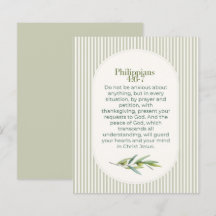 Philipper 4:6–7 Christliches Ermutigungsgeschenk