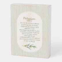 Philipper 4:6–7 Christliches Ermutigungsgeschenk