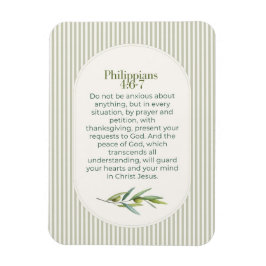 Philipper 4:6–7 Christliches Ermutigungsgeschenk Magnet