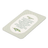 Philipper 4:6–7 Christliches Ermutigungsgeschenk Magnet (Linke Seite)