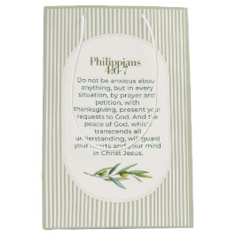 Philipper 4:6–7 Christliches Ermutigungsgeschenk Mittlere Geschenktüte
