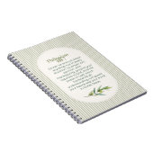 Philipper 4:6–7 Christliches Ermutigungsgeschenk Notizblock (Rechte Seite)