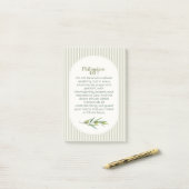Philipper 4:6–7 Christliches Ermutigungsgeschenk Post-it Klebezettel (Auf Schreibtisch)