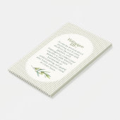 Philipper 4:6–7 Christliches Ermutigungsgeschenk Post-it Klebezettel (angewinkelt)